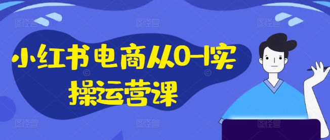 小红书电商从0-1实操运营课，小红书手机实操小红书/IP和私域课/小红书电商电脑实操板块等-逐光创享汇