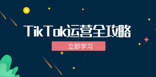 TikTok实战运营全攻略：从下载软件到变现，抖音海外版实操教程-逐光创享汇